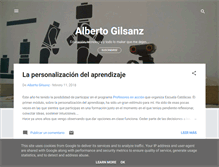 Tablet Screenshot of gilsanz.es